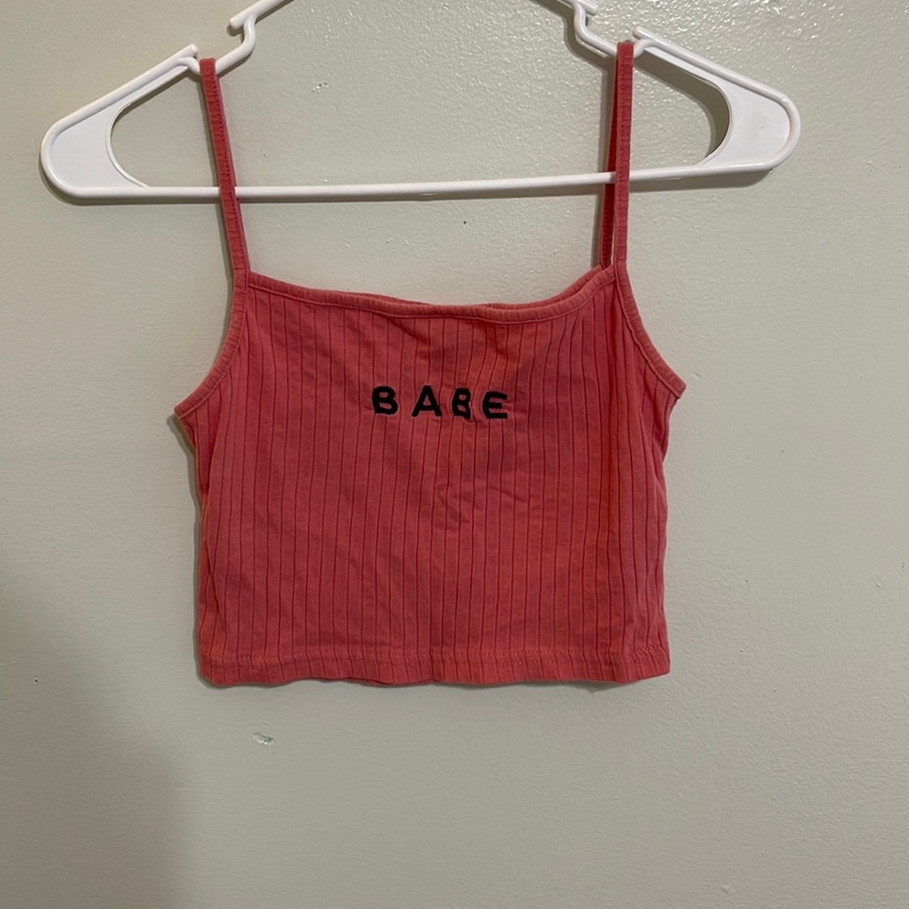 Cropped shein tank top